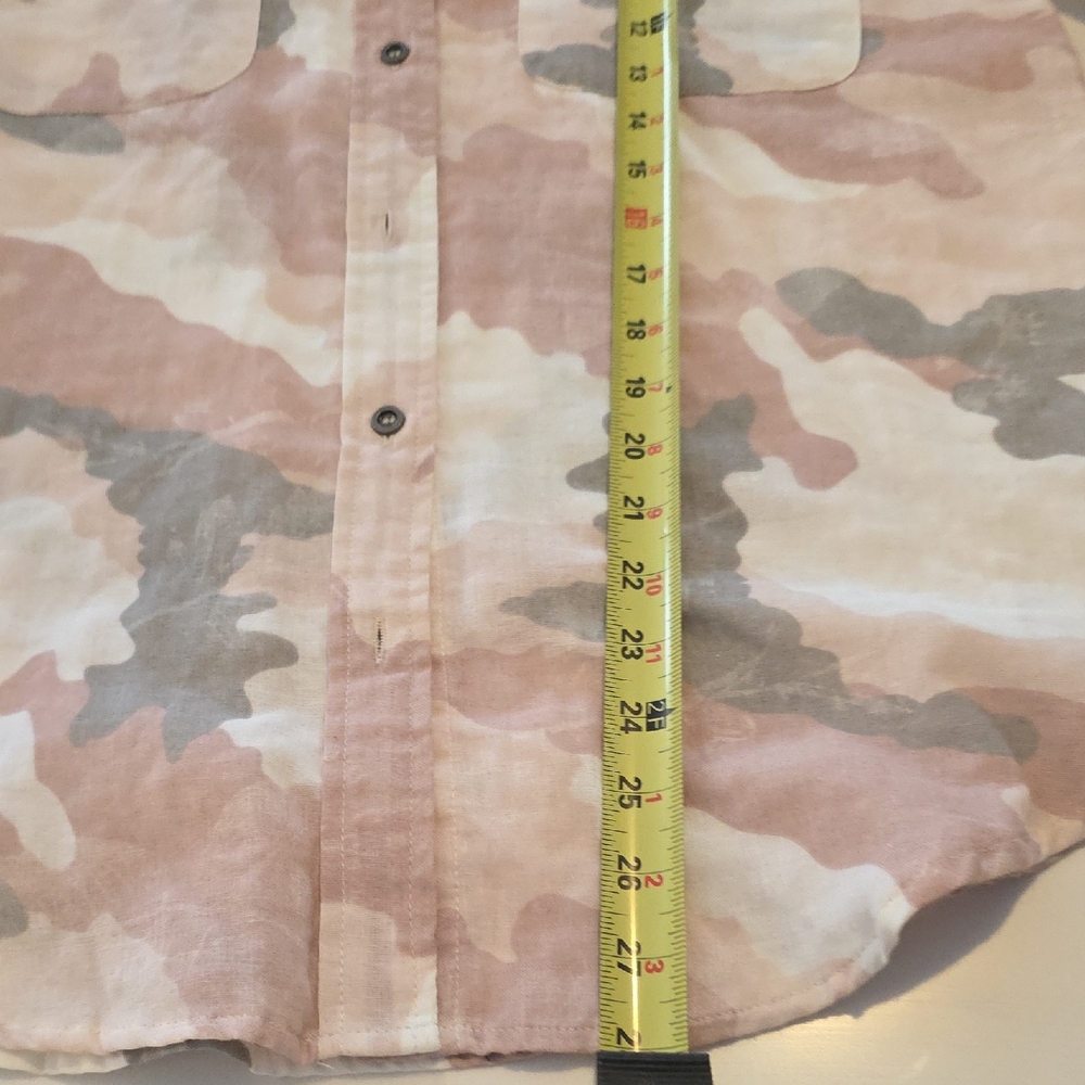 Mystree Pink and Gray Patterned Shirt Sz Small - Picture 6 of 6